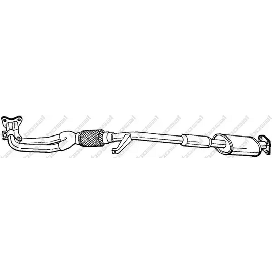 284-245 - Front Silencer 