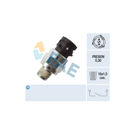 18112 - Pressure Switch, axle load control 