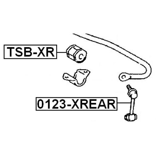 0123-XREAR - Stabilisaator, Stabilisaator 