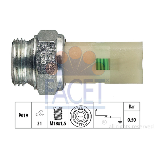 7.0075 - Oil Pressure Switch 