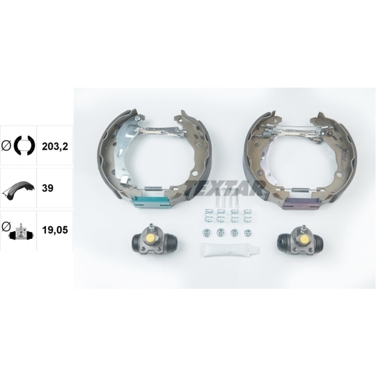 84060201 - Brake Shoe Set 