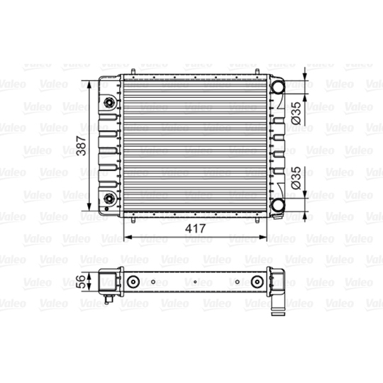 701546 - Radiaator, mootorijahutus 