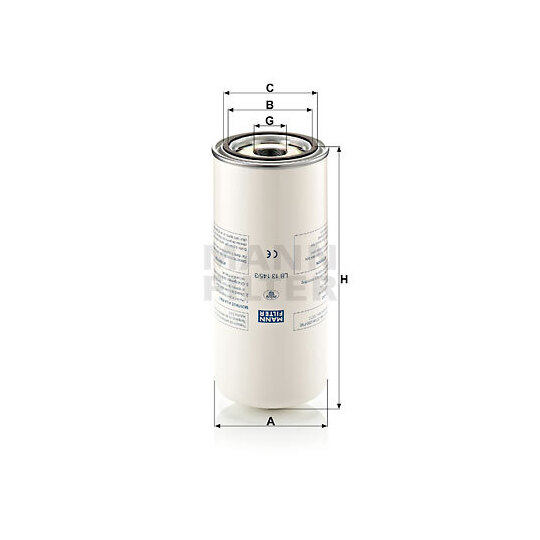 LB 13 145/3 - Filter, compressed air system 