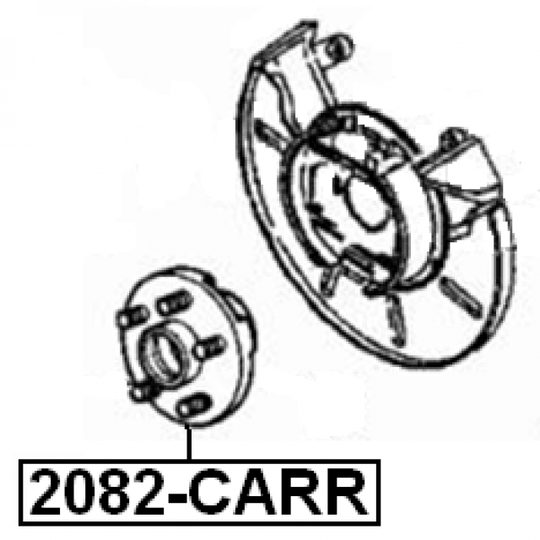 2082-CARR - Wheel hub 