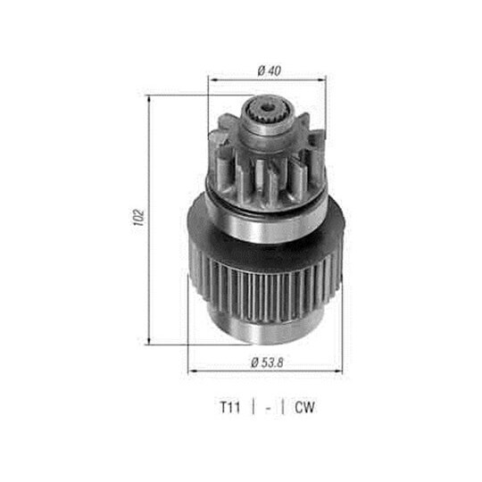 940113020300 - Starter pinion 