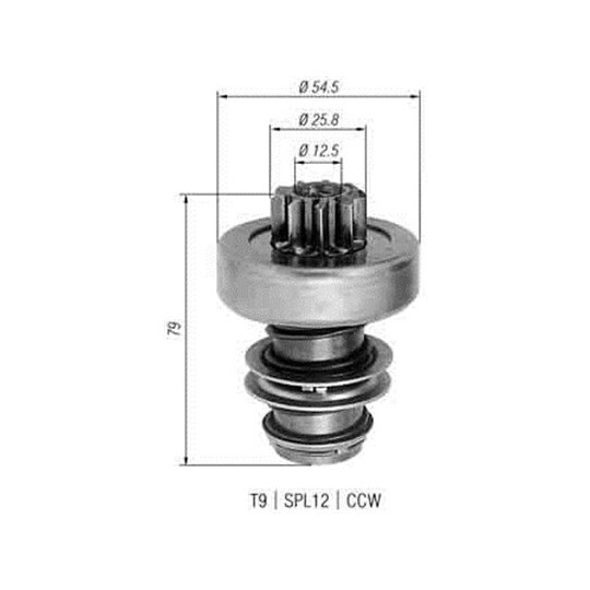 940113020269 - Starter pinion 