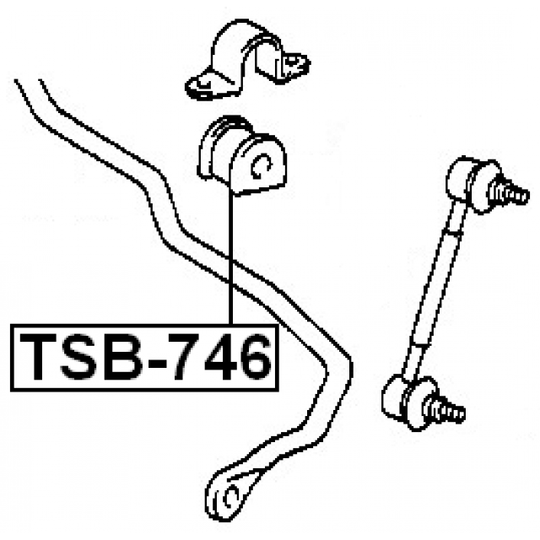 TSB-746 - Kinnitus, stabilisaator 