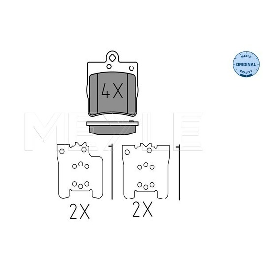 025 219 1915 - Brake Pad Set, disc brake 