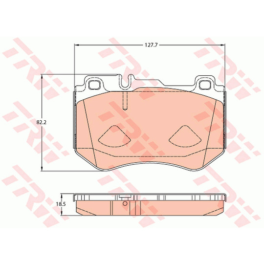 GDB2078 - Brake Pad Set, disc brake 