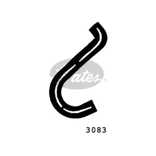 3083 - Radiator Hose 