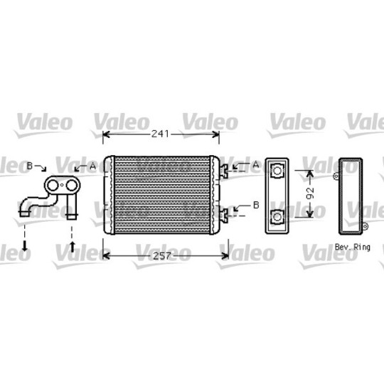 812360 - Heat Exchanger, interior heating 