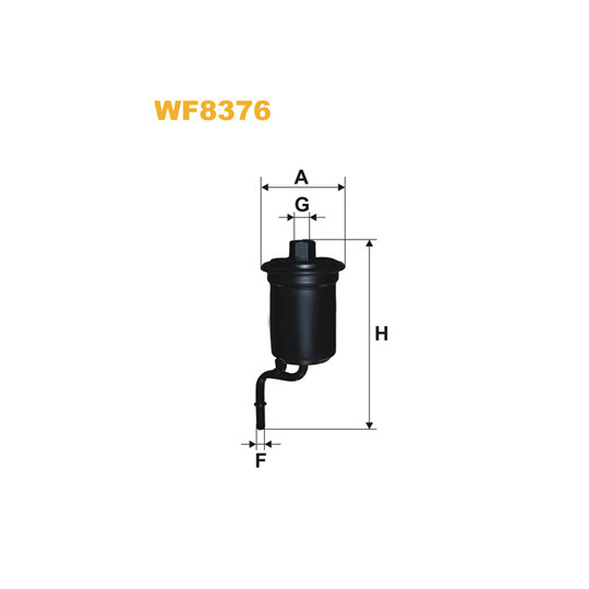 WF8376 - Polttoainesuodatin 