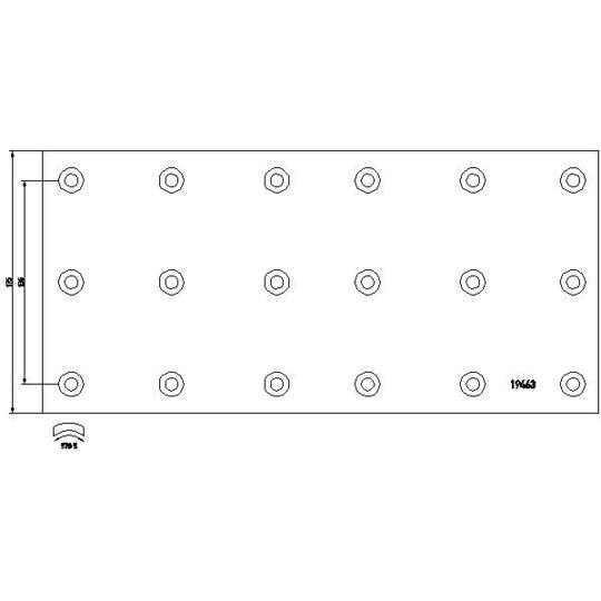 1946301 - Brake Lining Kit, drum brake 