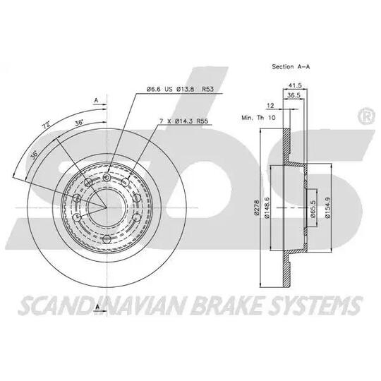1815203646 - Brake Disc 