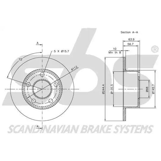 1815204744 - Brake Disc 