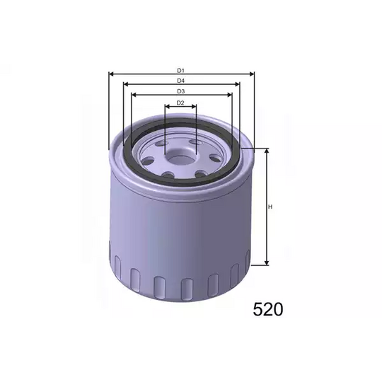 M363A - Fuel filter 