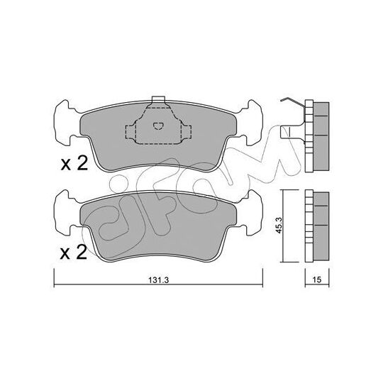 822-420-0 - Brake Pad Set, disc brake 