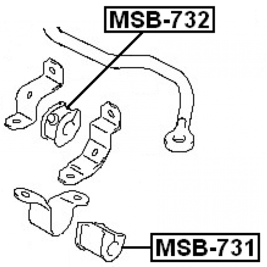 MSB-732 - Stabiliser Mounting 