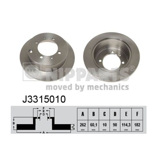 J3315010 - Brake Disc 