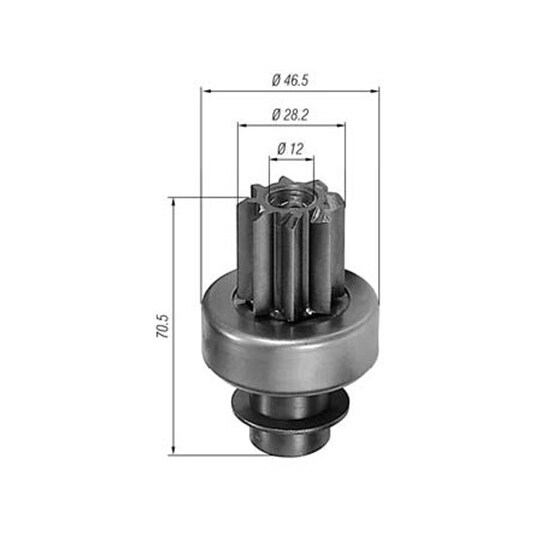 940113020148 - Starter pinion 