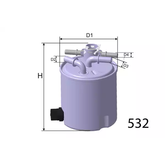 M588 - Fuel filter 