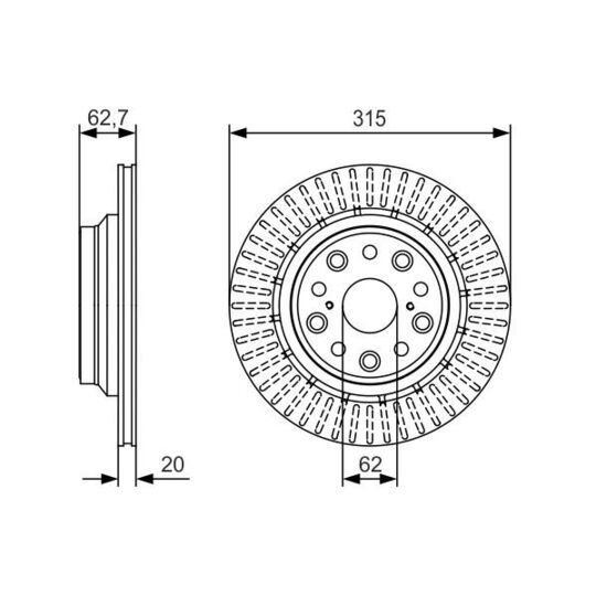 0 986 479 T06 - Brake Disc 