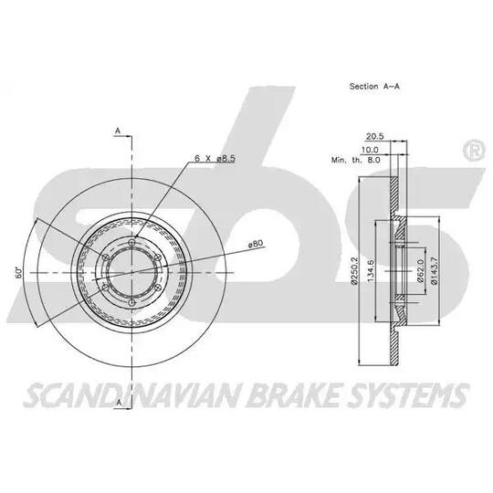 1815201007 - Brake Disc 