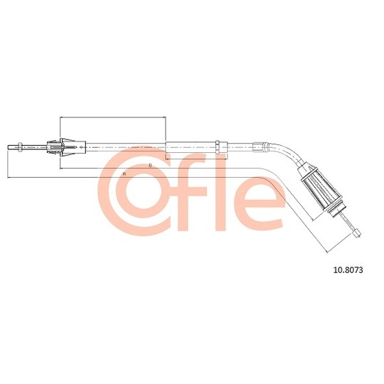 10.8073 - Cable, parking brake 