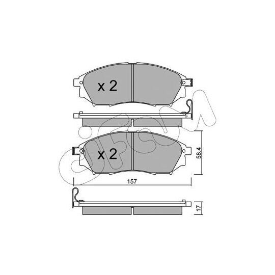 822-819-0 - Brake Pad Set, disc brake 