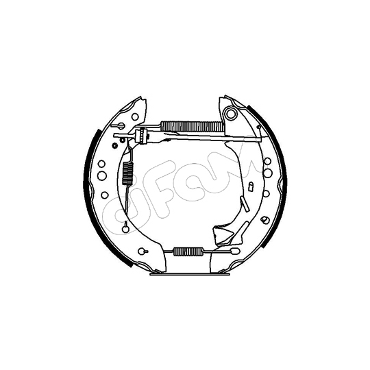 151-166 - Brake Shoe Set 