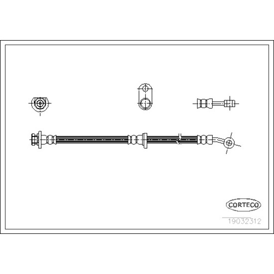 19032312 - Brake Hose 