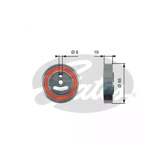 T39224 - Tensioner Pulley, v-ribbed belt 