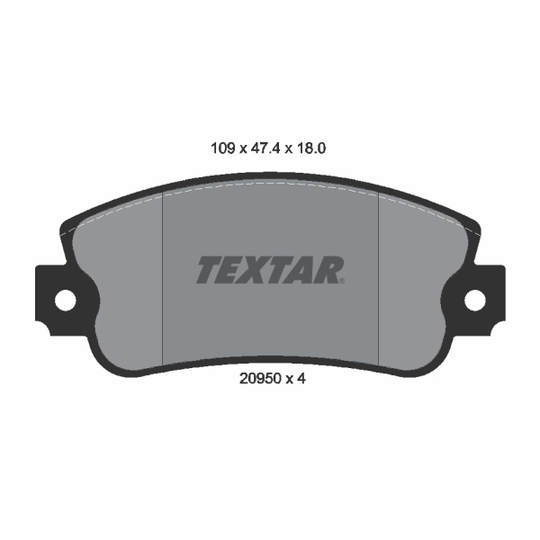 2095005 - Brake Pad Set, disc brake 