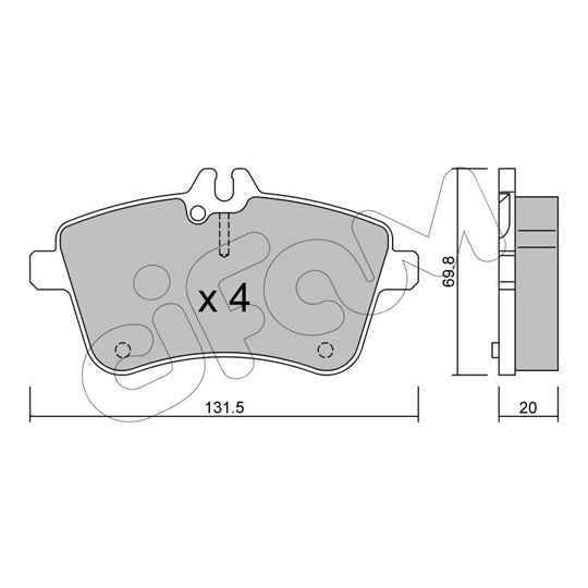 822-647-0 - Brake Pad Set, disc brake 