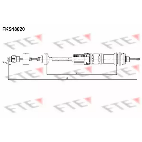 FKS18020 - Clutch Cable 