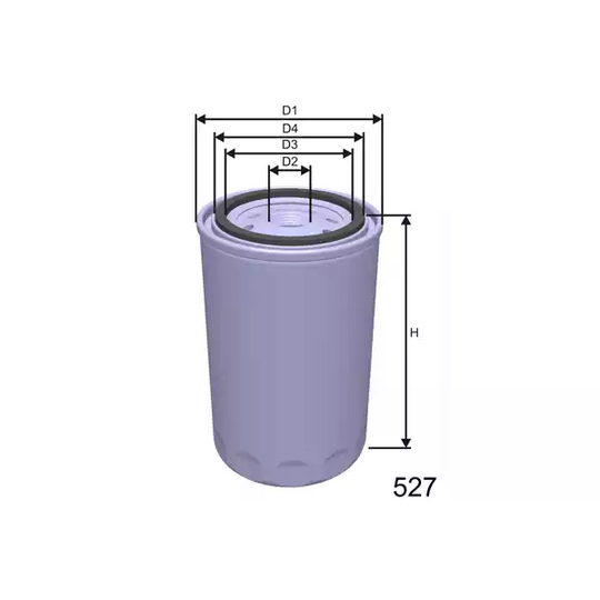 Z152B - Oil filter 