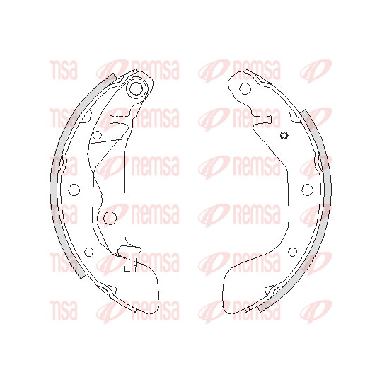 4208.00 - Brake Shoe Set 