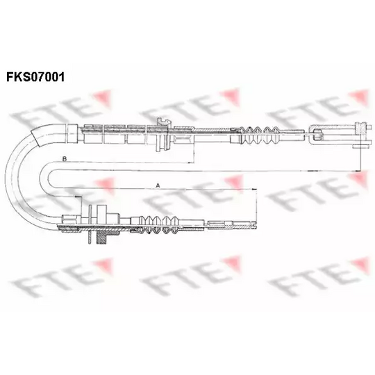 FKS07001 - Clutch Cable 