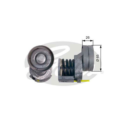 T39023 - Tensioner Pulley, v-ribbed belt 