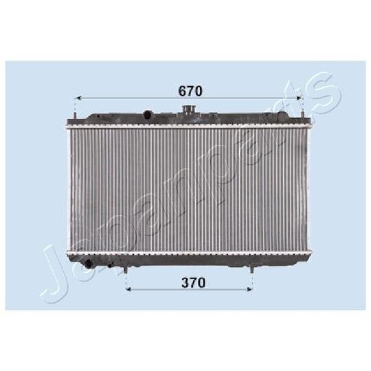 RDA213005 - Radiator, engine cooling 