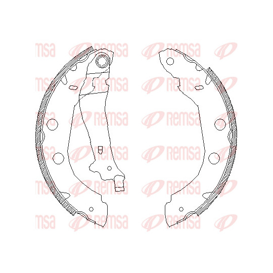 4415.00 - Brake Shoe Set 