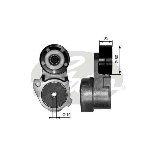 T38563 - Belt Tensioner, v-ribbed belt 