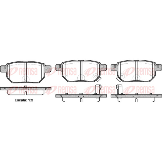 1286.02 - Brake Pad Set, disc brake 