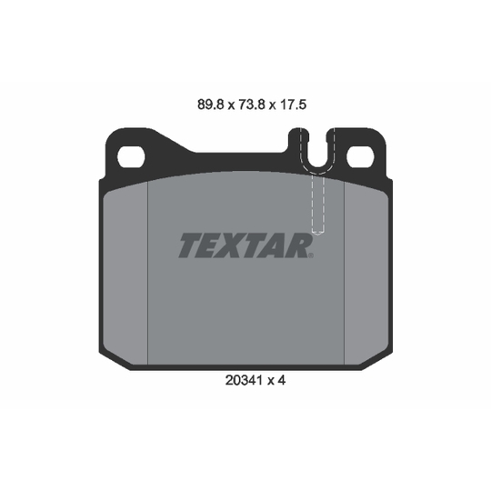 2034110 - Brake Pad Set, disc brake 