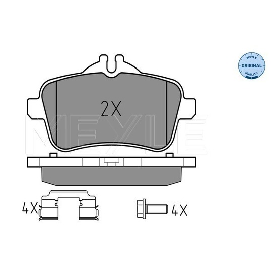 025 252 1518 - Brake Pad Set, disc brake 