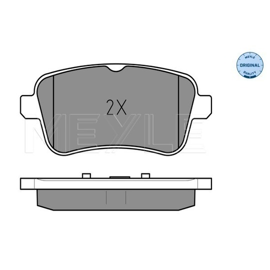 025 252 1518 - Brake Pad Set, disc brake 