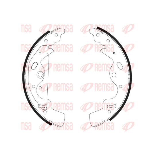 4181.00 - Brake Shoe Set 