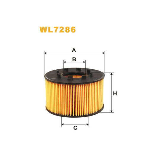 WL7286 - Oil filter 