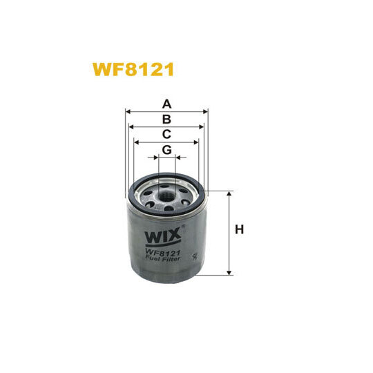 WF8121 - Polttoainesuodatin 