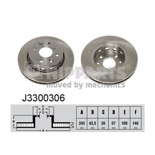 J3300306 - Brake Disc 